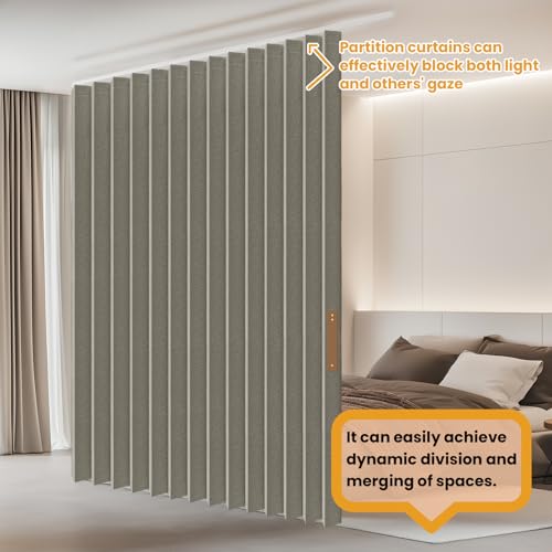 Folding Accordion Partition Divider with Ceiling Track