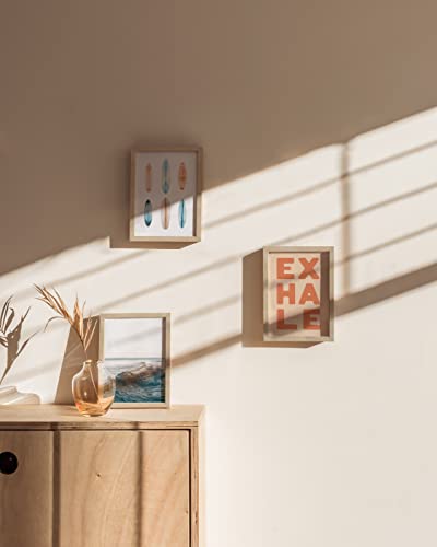 Beige Oak Wood 5x7 Picture Frame (3 Count)