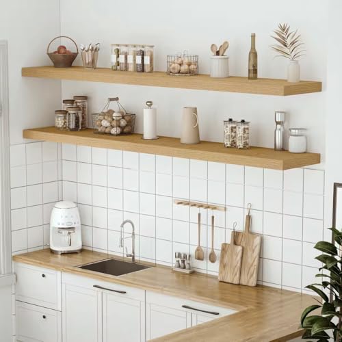 Deep Floating Shelves 60x12” Set of 1