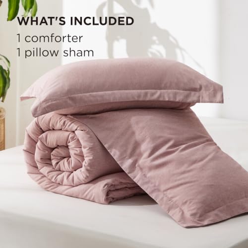 Dusty Pink Twin Comforter Set