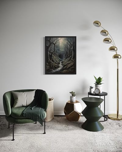 Dark Tunnel Poster Art Print
