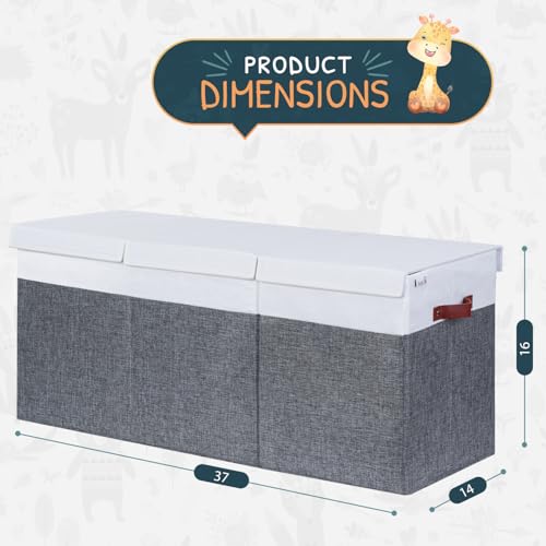 Extra Large Toy Storage Organizer with Lid