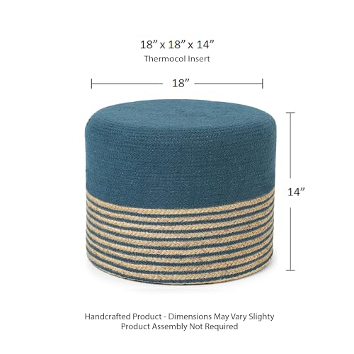 Jute Pouf Ottoman