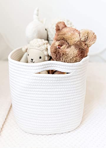 Cotton Rope Baskets for Shelves (3 Count)
