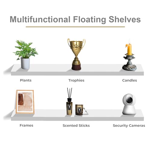 Floating Shelves for Wall Storage (2 Count)