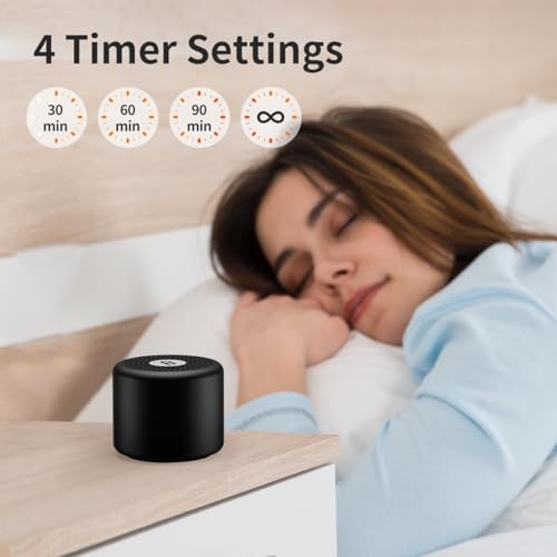 Mini Portable Sound White Noise Machine Baby Patter for Sleep with 30 Soothing Sounds for Baby Kids Adults 32 Volume Levels Sleep Soother Auto