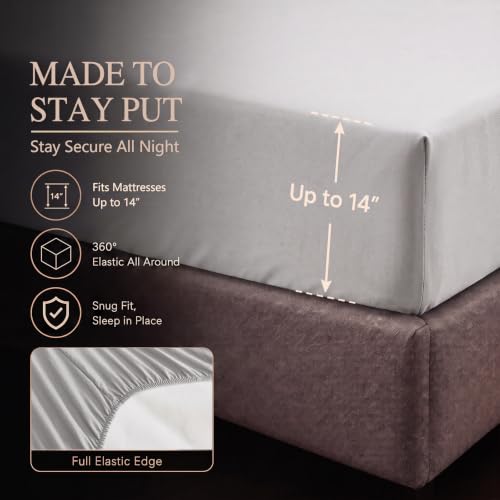 Queen Comforter Set French Grey