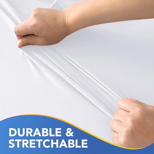 Fitted Tablecloth for 8 Foot Rectangle Tables (6 Count)