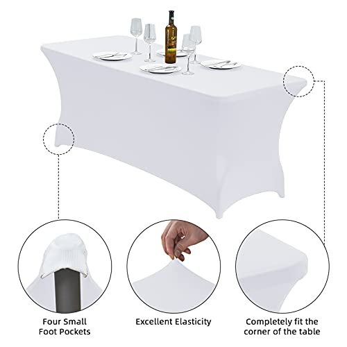 4FT Stretch Spandex Fitted Tablecloth