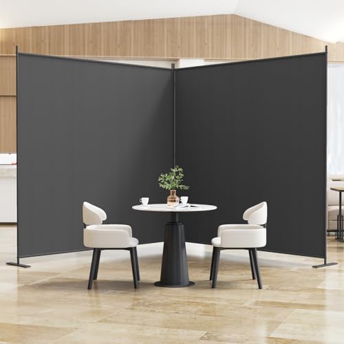 2 Panel 6 ft Tall Indoor Folding Room Divider