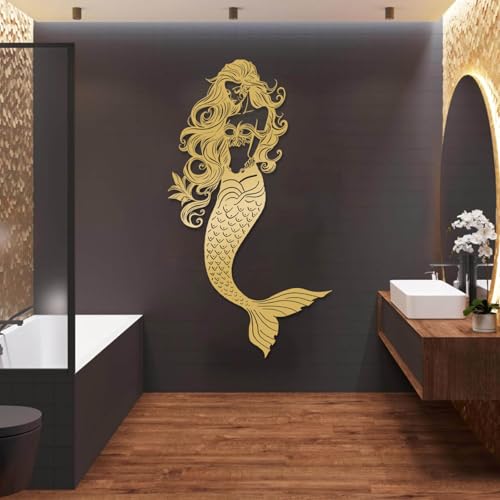 Mermaid Metal Wall Art