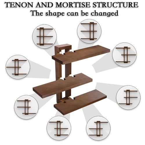 Variable Wood Floating Shelves Set of 3