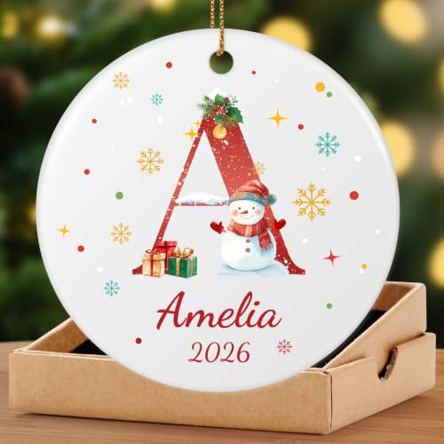 Name Ornaments for Christmas Tree