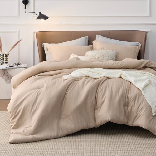 Sand Cal King Comforter Set