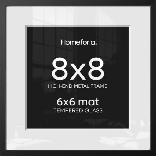 8x8 Black Picture Frame