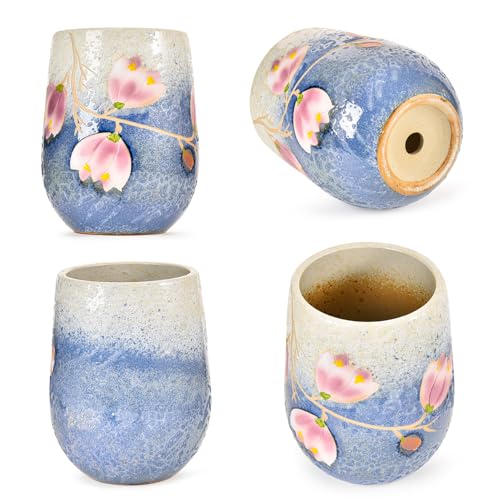 10.6 Inch Hand Painted Ceramic Succulent Plant Pot