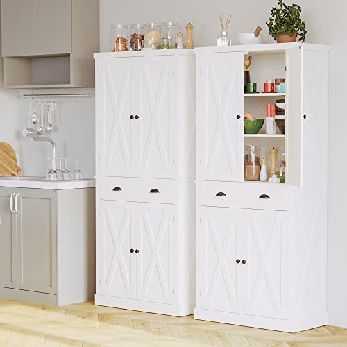 Storage Cabinet with Drawers and Doors for Living Room and Entryway