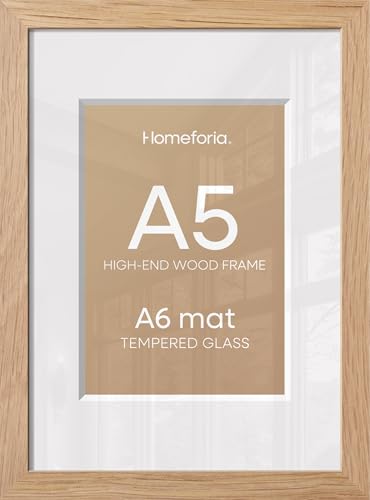 A5 Natural Oak Picture Frame