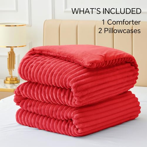Fleece King Comforter Set