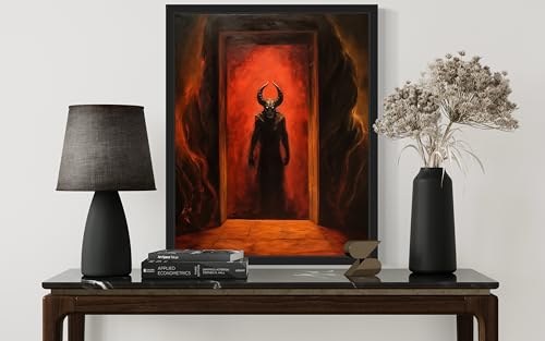 Satan and Hell Poster Art Print