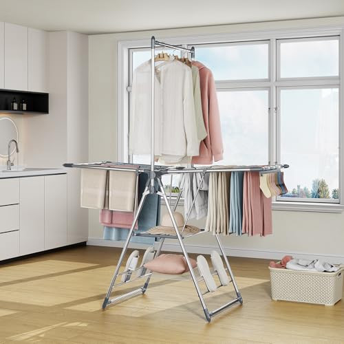 Clothes Drying Rack with High Hanger