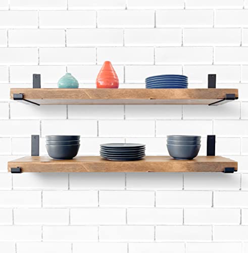 Rustic Shelves with J
