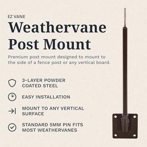 EZ Vane Steel Birdhouse Weathervane with Wind Cups