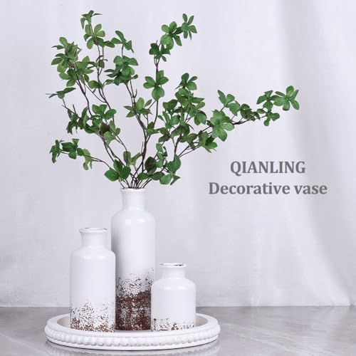 Gray Ceramic Vase Set (3 Count)