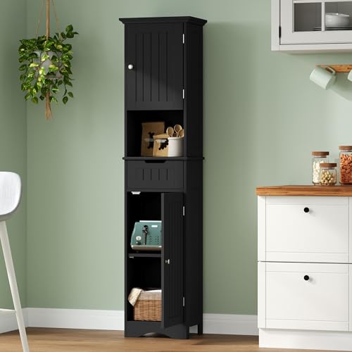 67" Tall Bathroom Storage Cabinet