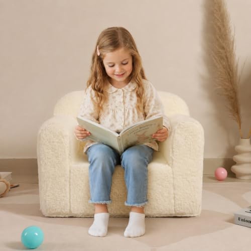 Kids Snuggly Soft Sherpa Chair
