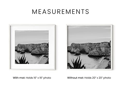White Oak Wood 20x20 Picture Frames