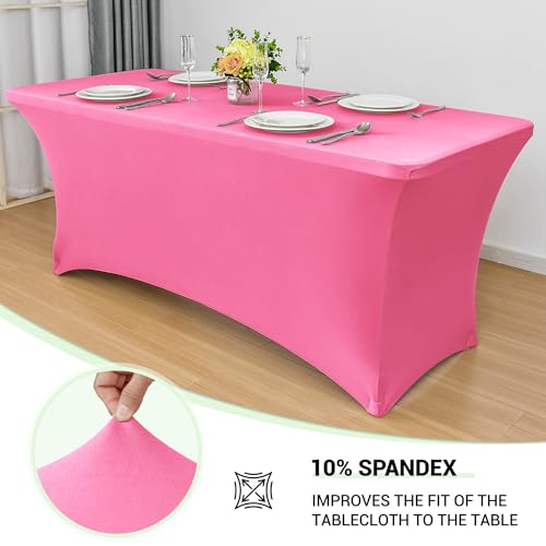4ft Stretch Spandex Table Cover (2 Count)