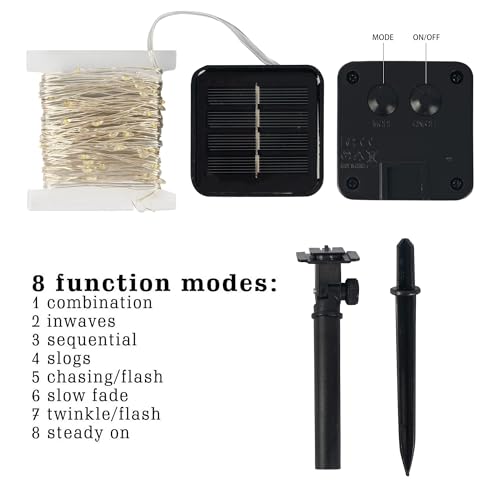 4 Pack Solar String Lights Outdoor (4 Count)