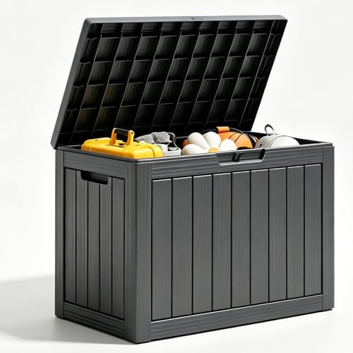 50 Gallon Outdoor Storage Box Waterproof Deck Box for Patio