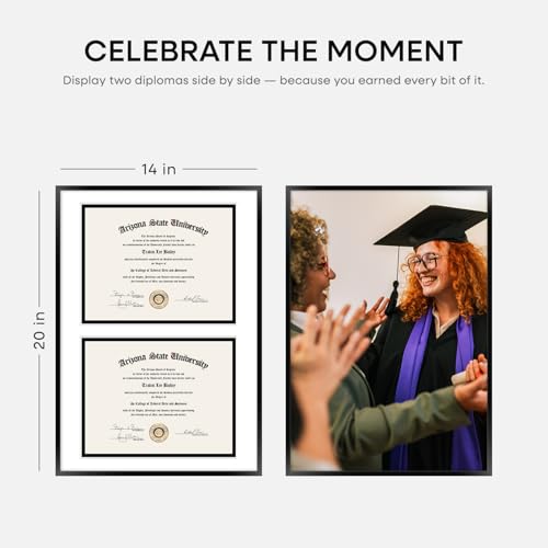 14x20 Black Diploma Frame