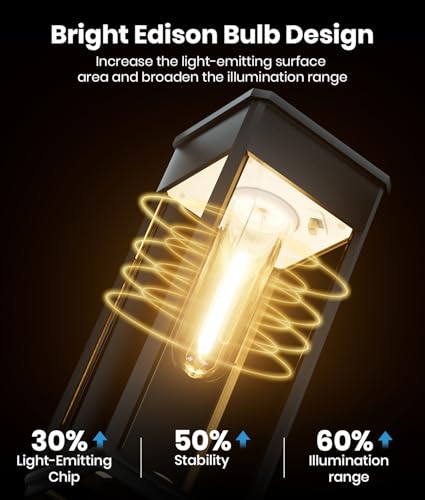 Solar Walkway Lights Outdoor (8 Count)