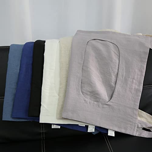 100% Linen Door Hanging Laundry Hamper Bag