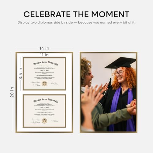 14x20 Bronze Diploma Frame