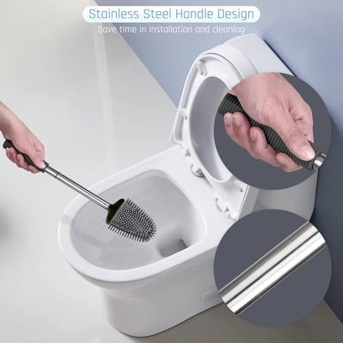 Silicone Toilet Brush (4 Count)