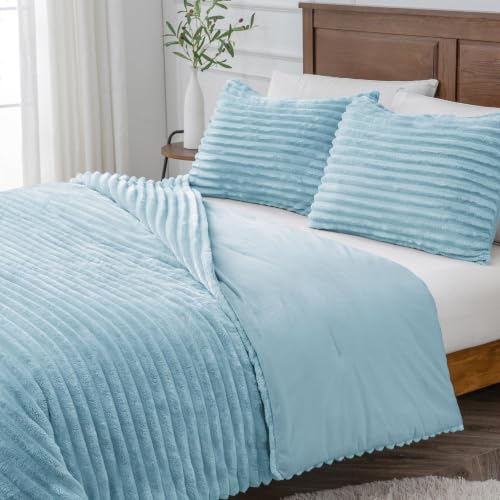 Fleece Oversized Queen Comforter Set