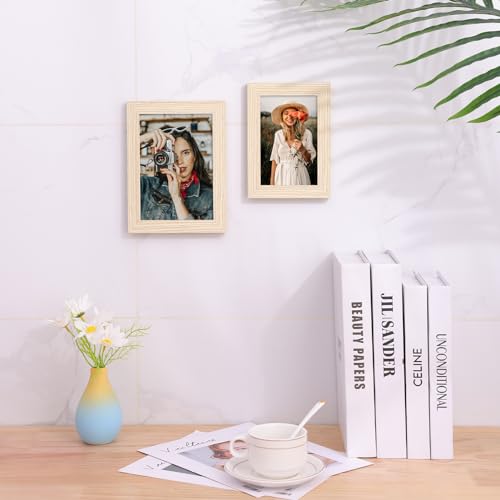 5x7 Picture Frames Set of 9 for Wall or Tabletop Display (9 Count)
