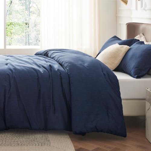 Navy Cal King Comforter Set