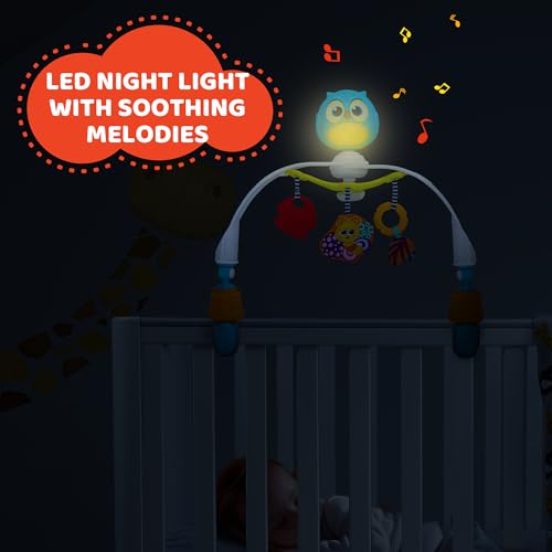 Baby Stroller Arch Toy with Relaxing Music & Lights