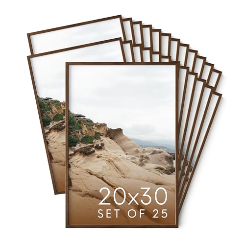 20x30 Walnut Oak Frame Set of 25 (25 Count)