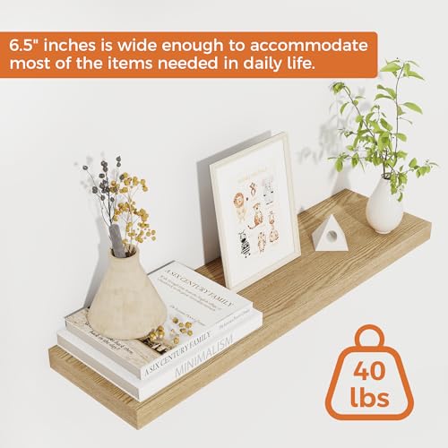 Floating Shelves for Wall (2 Count)