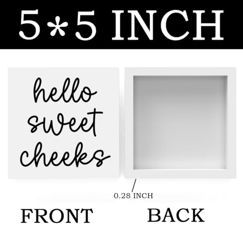 Hello Sweet Cheeks Bathroom Decor