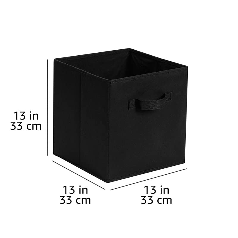 Collapsible Fabric Storage Cube Bins Organizer with Handles (6 Count)