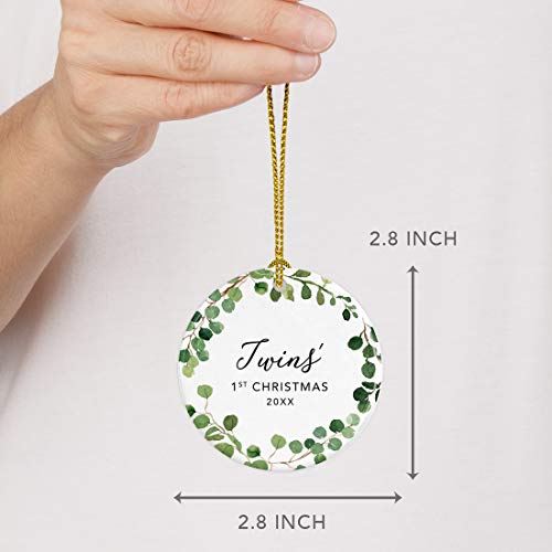 Custom Year Round Ceramic Porcelain Christmas Tree Ornament Keepsake Collectible Gift