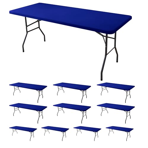 Fitted Tablecloth for 8 Foot Rectangle Tables (10 Count)