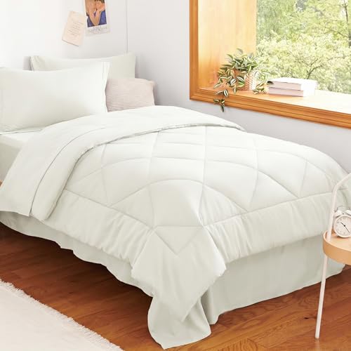 Twin XL Comforter Set 68"x88" Ivory